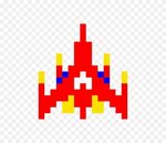 Galaga Ship Pixel Art Maker - Galaga Png - Gambar clipart pn