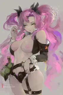 2b1r, 2bells1ravine, breasts, holding, holding hair, jacket, navel, nicole ...