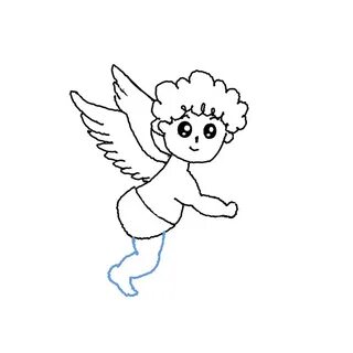 How to Draw Cupid Angel - Step by Step Easy Drawing Guides -