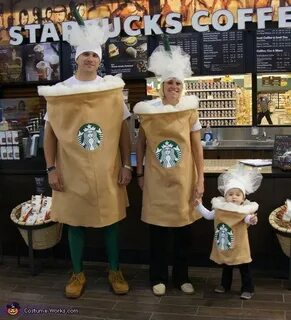 White Chocolate Mocha Starbucks halloween costume, Starbucks