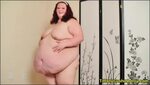 Full HD smooth ssbbw shows off huge belly takes creampie - L