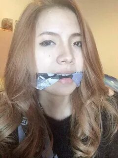 Pin on Gagged selfies women