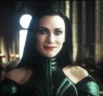 Cate Blanchett looks super hot in black and green leather wi