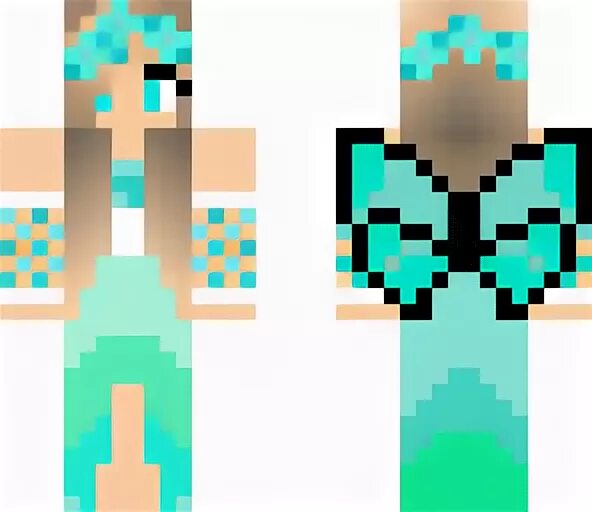 fairy girl . Minecraft skins cute, Minecraft girl skins, Min