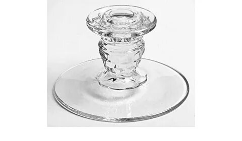 1915-1982 Vintage Fostoria American Clear Crystal Candlestic