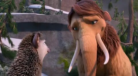 Peaches and Louis - Ice Age Ice age, Ice age village, Blue s