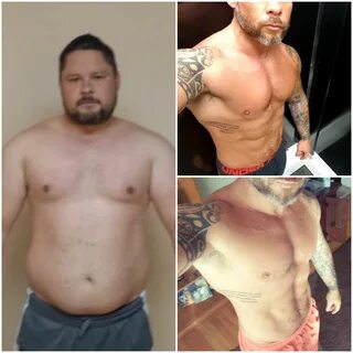 M/37/5'7" 235lbs 190lbs = 45lbs (4 years) The before pic was