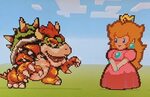 Is pixel art still a thing? Bowser and Paper Peach - Imgur