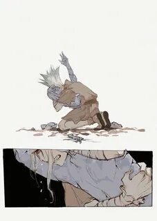 Doujinshis de Dr. Stone. - 34: Senku x Gen Anime art, Manga 