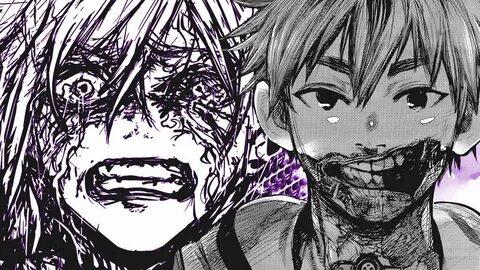 Tokyo Ghoul Re Manga Panels / Touka and Amon Tokyo ghoul, To