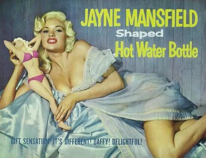 Slice of Cheesecake: Jayne Mansfield hot water bottle art