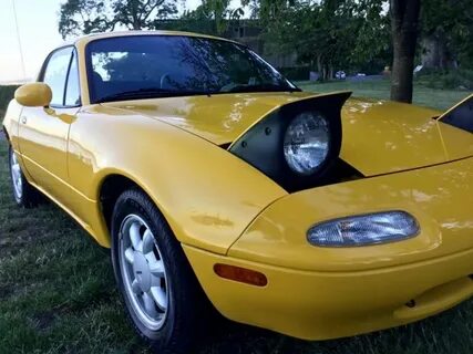 1992 Mazda Miata Sunburst Yellow Hardtop 73.5K Miles SBY 128