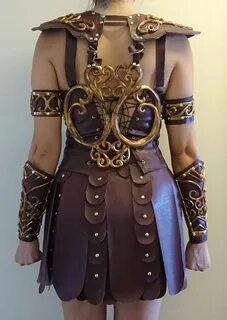 Xena costume 95% done back by LeHinT Xena costume, Warrior p