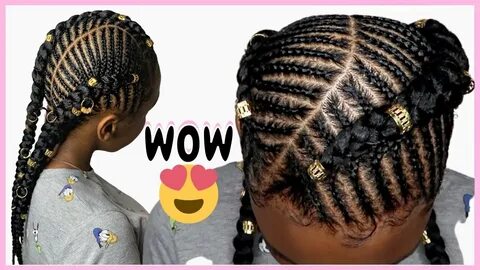 EASY PROTECTIVE STYLE FOR NATURAL HAIR FISHBONE BRAIDS TUTOR