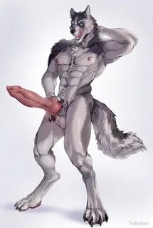 Furry wolf cock.