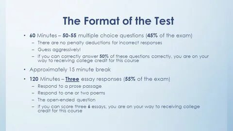 Advanced Placement Module 1 Overview of Exam & Question 3 En