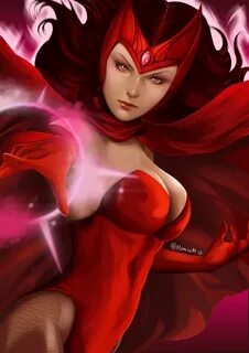 Scarlet Witch Mark McCarthy Scarlet witch, Marvel heroines, 