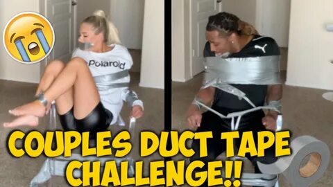 HILARIOUS COUPLES DUCT TAPE CHALLENGE!!! - YouTube