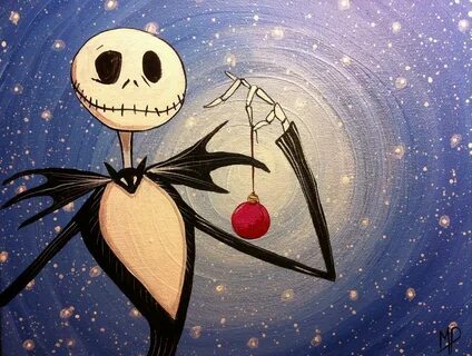 Nightmare Before Christmas Acrylic Painting