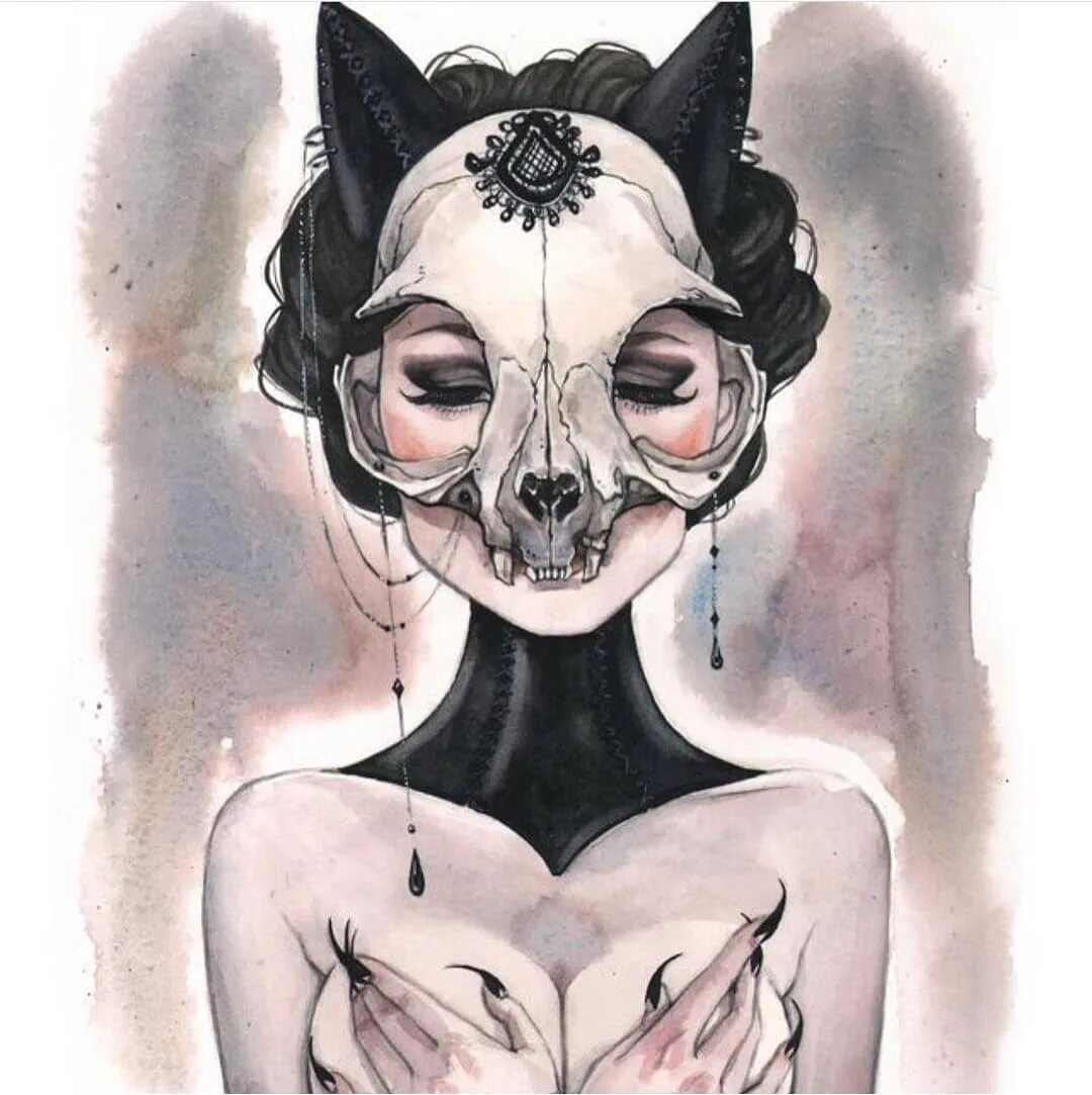 "Chez AlePogoPessimo" Dark Art в Instagram: "Painting art by...