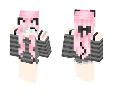 Download Pink Cat Girl Minecraft Skin for Free. SuperMinecra