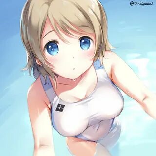 Safebooru - 1girl artist name bangs blue eyes blush breasts 