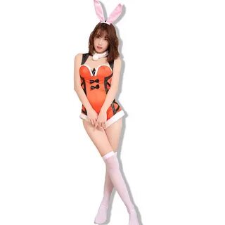 גבירותיי סקסי באני ילדה תלבושות בגד גוף מתוק חמוד אנימה ארנב