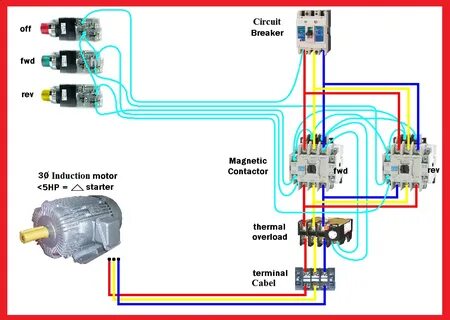 Motor Forward Reverse Wiring Diagram Elec Eng World Electric