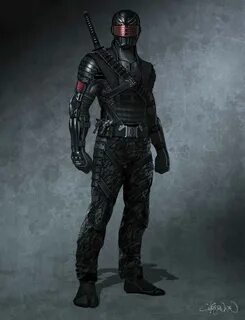 Snake eyes gi joe, Cyberpunk character, Armor concept