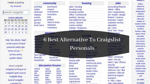 Craigslist personal is famous for its personal ad section. I