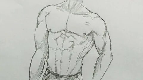 How to draw Six Pack Abs - Cool Boy Body Drawing - YouTube