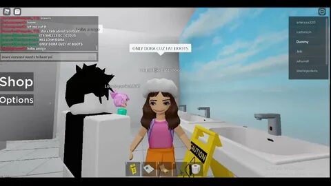 More Dora (Roblox Public Bathroom Simulator) - YouTube