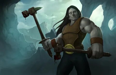 ArtStation - Half-Orc Fighter