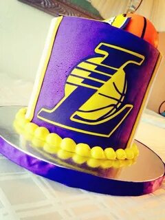 Lakers cake Birthday cake for boyfriend, Golf birthday cakes