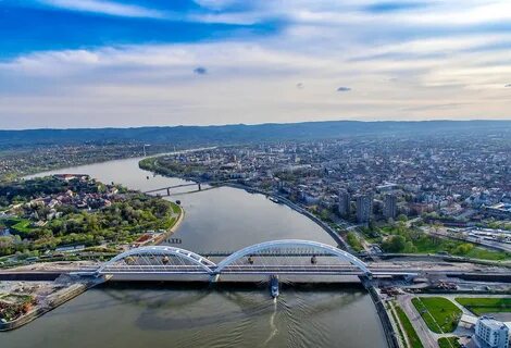 Novosadski mostovi panorama Zezeljev most Novi Sad Flickr