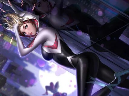 1080 x 1080 spide 1920x1080 art spider gwen laptop full hd 1