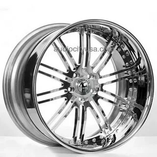 22" AC Forged Wheels Split10 Chrome Three Piece Rims #AC009-