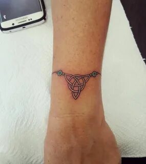 Celtic Charm Bracelet Tattoo Wrist tattoos for women, Tattoo
