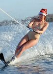 Woman Water Skiing