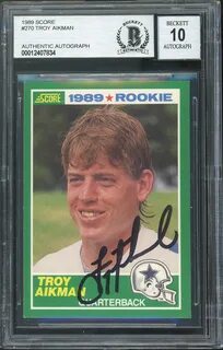 Troy Aikman Rookie Card Value - Top Troy Aikman Football Car