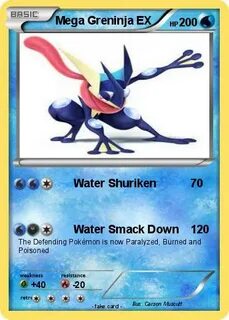 Pokémon Mega Greninja EX - Water Shuriken - My Pokemon Card