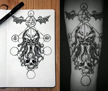 Cthulhu - Tattoo design by Jack-Burton25 Cthulhu tattoo, Tat