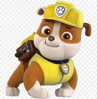 aw patrol - rubble paw patrol PNG image with transparent bac