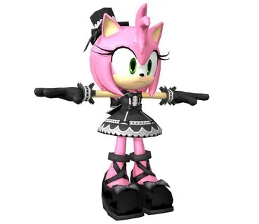 Mobile - Sonic Runners - Amy Rose (Gothic) - The Models Reso
