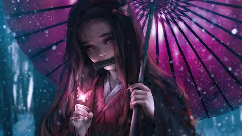 Download All Anime Nezuko Kamado Wallpaper Wallpapers.com.