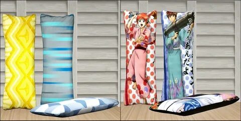 My Sims 3 Blog: Gintama Body Pillows by Theblue142