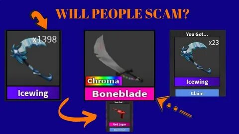 1398 ICEWINGS! WILL PEOPLE SCAM AN MM2 NOOB?! PART 2 - YouTu