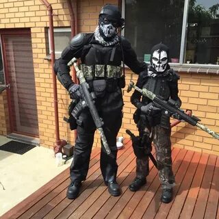 Call of Duty Ghost costumes for my son and I :) Ghost costum