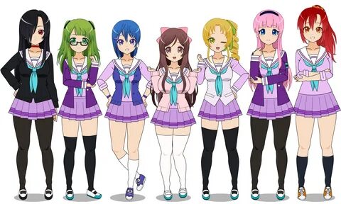 The Shoujo-Ai Girls : by SakuraRoseLily on DeviantArt