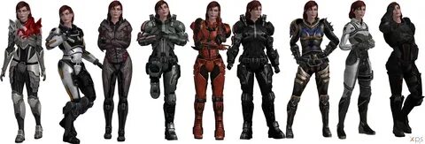 ME3 Jane Shepard Armors Set I (XPS) by SonYume on DeviantArt